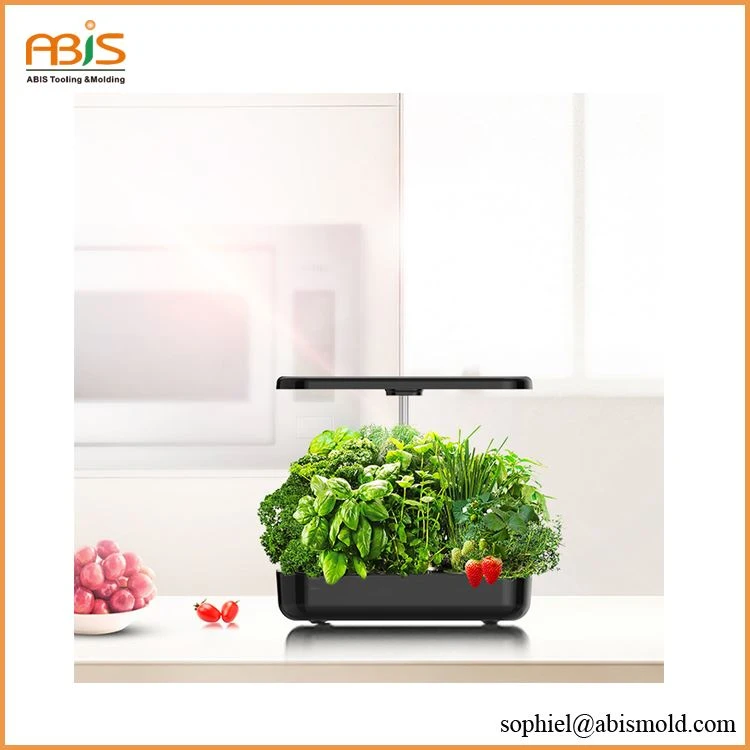Indoor grow pot  plastic injection mould (4)
